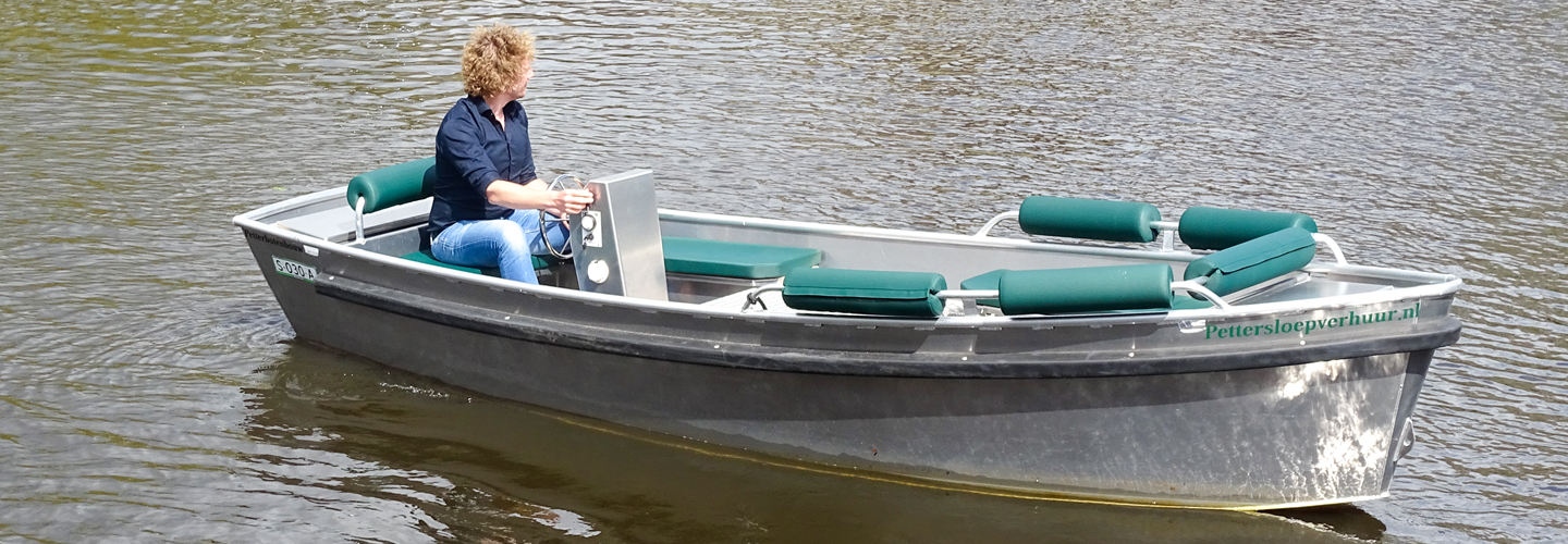 De Pettersloep aan het varen.