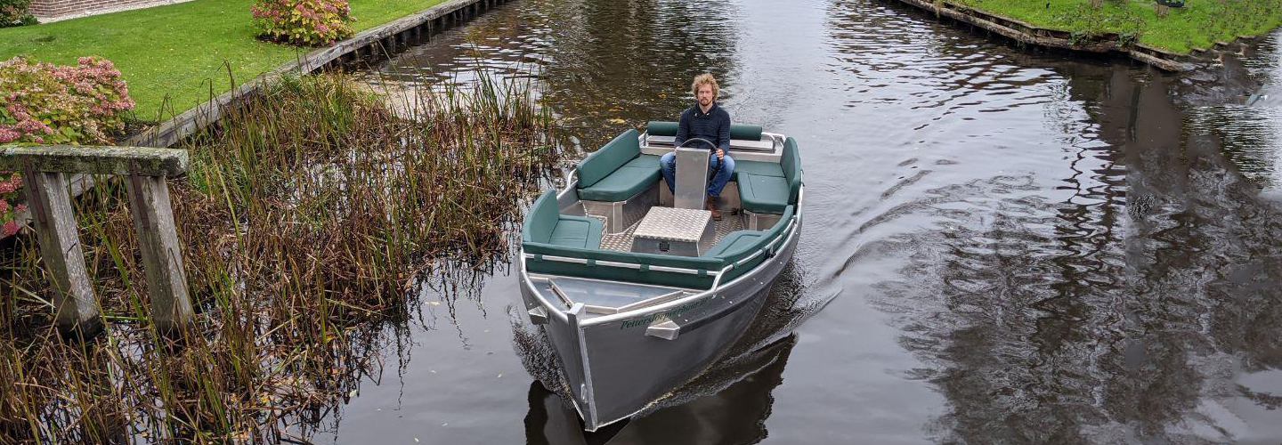 De Pettersloep aan het varen